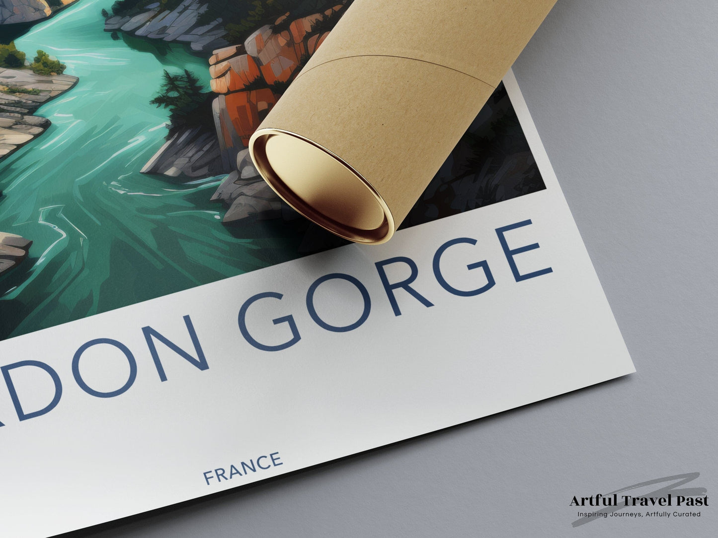 Verdon Gorge Poster | France Wall Art | Europe Decor
