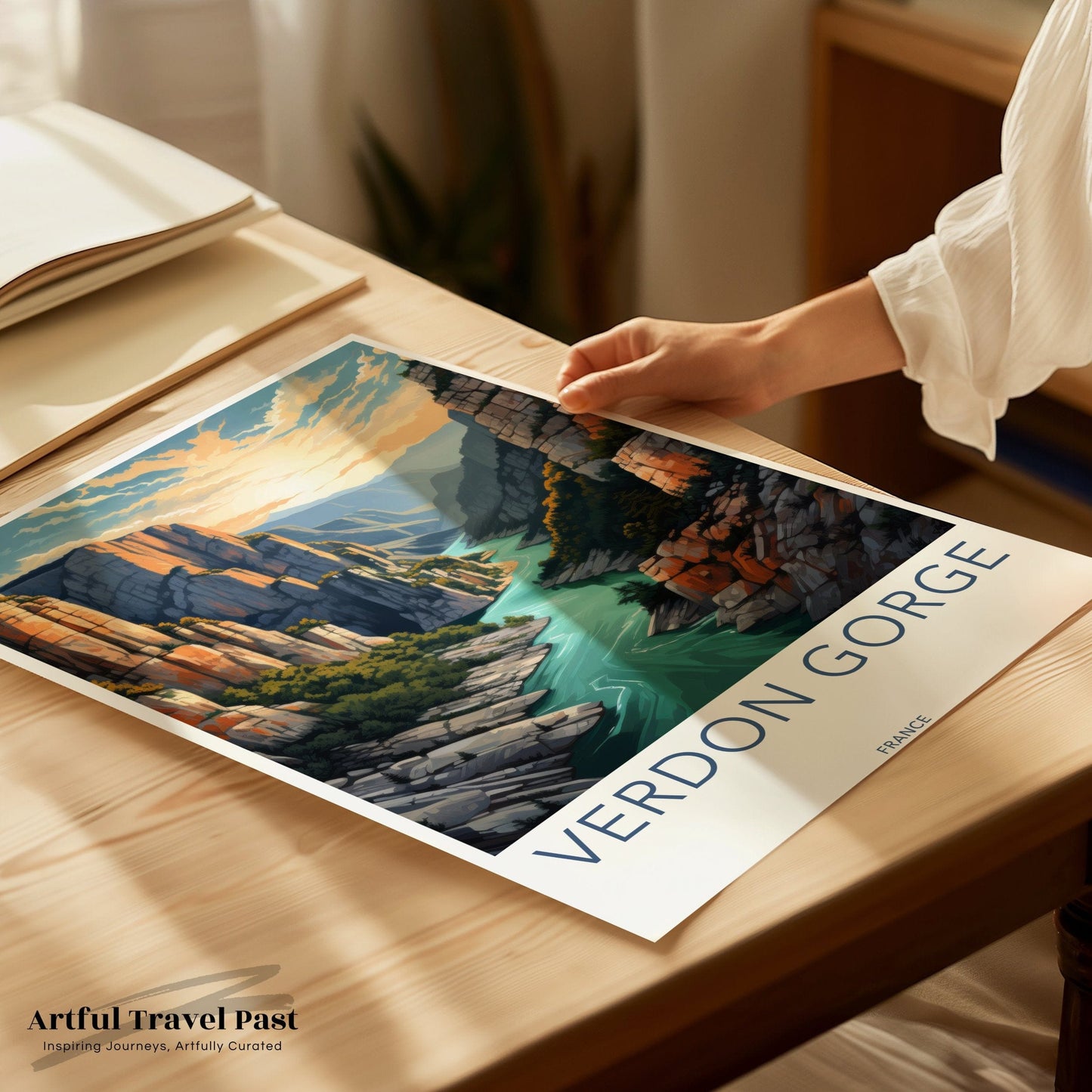 Verdon Gorge Poster | France Wall Art | Europe Decor