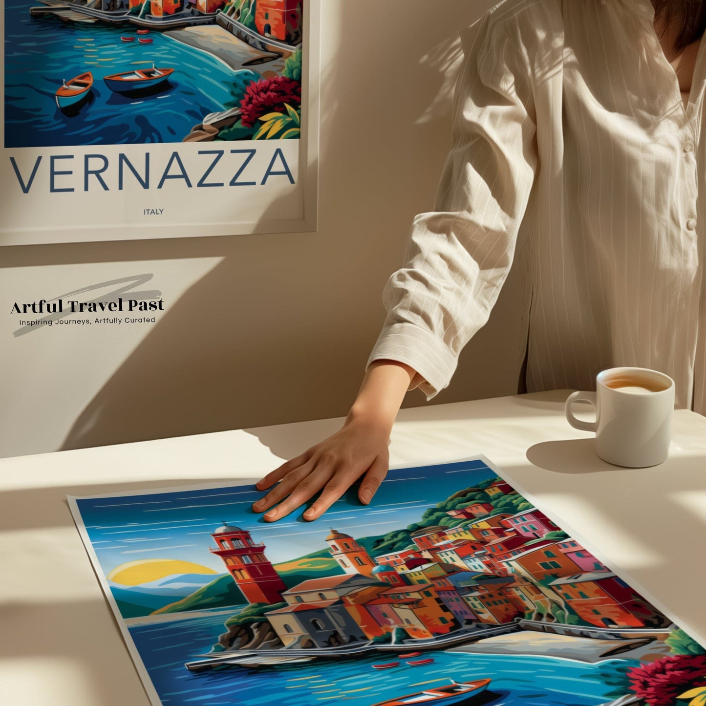 Vernazza Poster | Italy Wall Art | Europe Decor