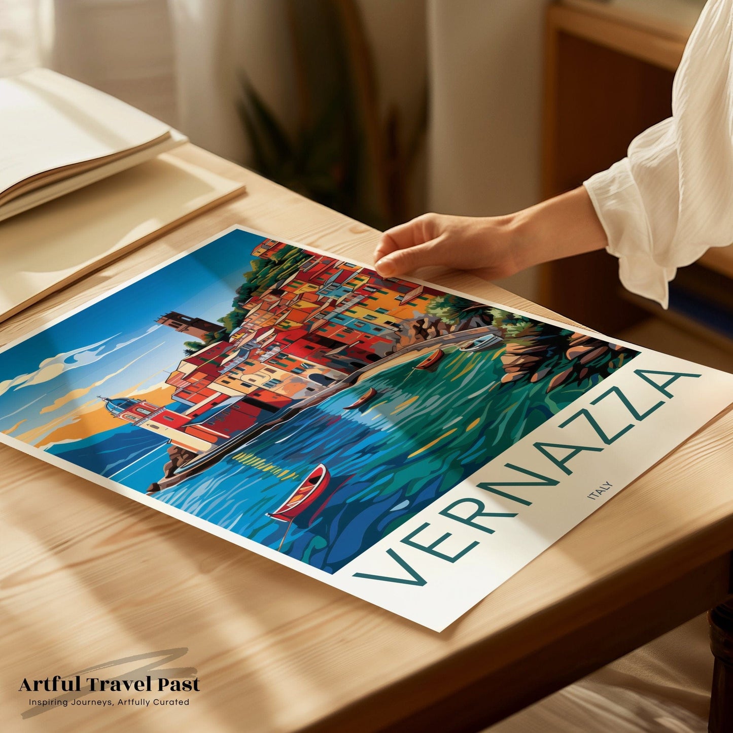 Vernazza Poster | Italy Wall Art | Europe Decor