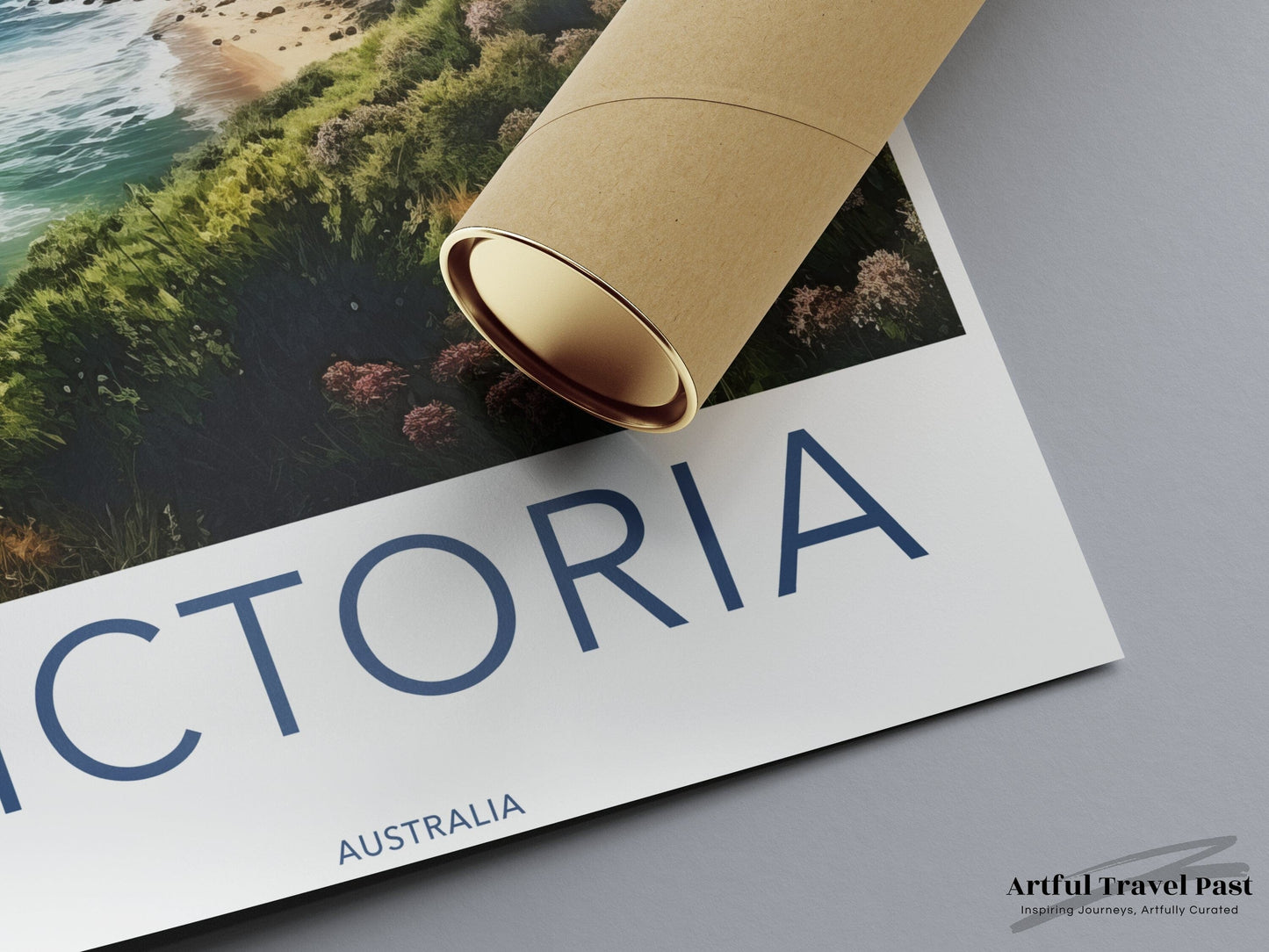 Victoria Bay Poster | Australia Wall Art | Oceania Decor