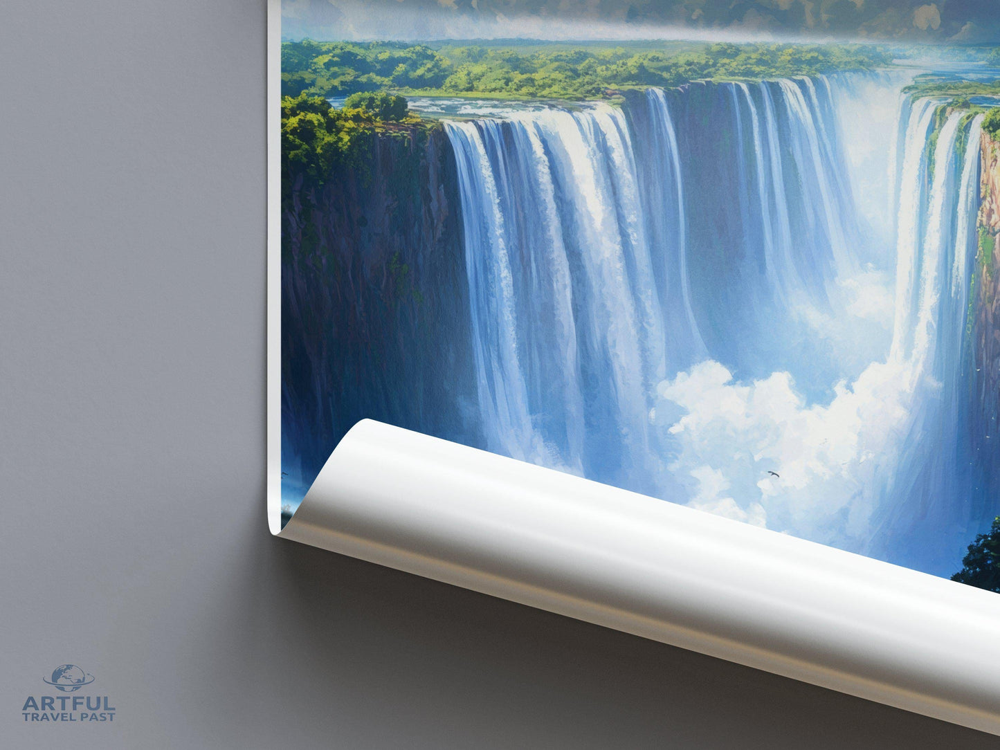 Victoria Falls Poster - Zambia Wall Art