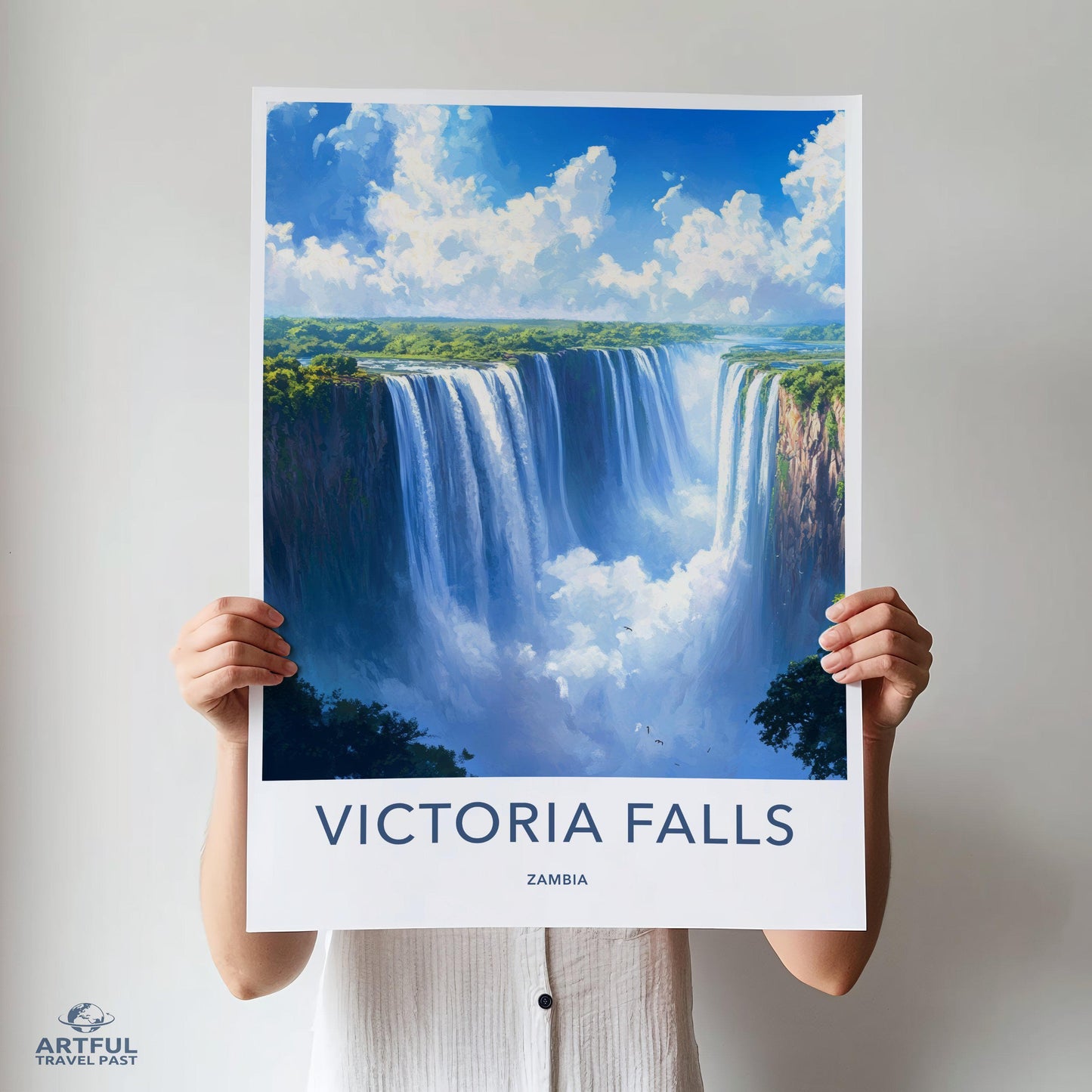 Victoria Falls Poster - Zambia Wall Art