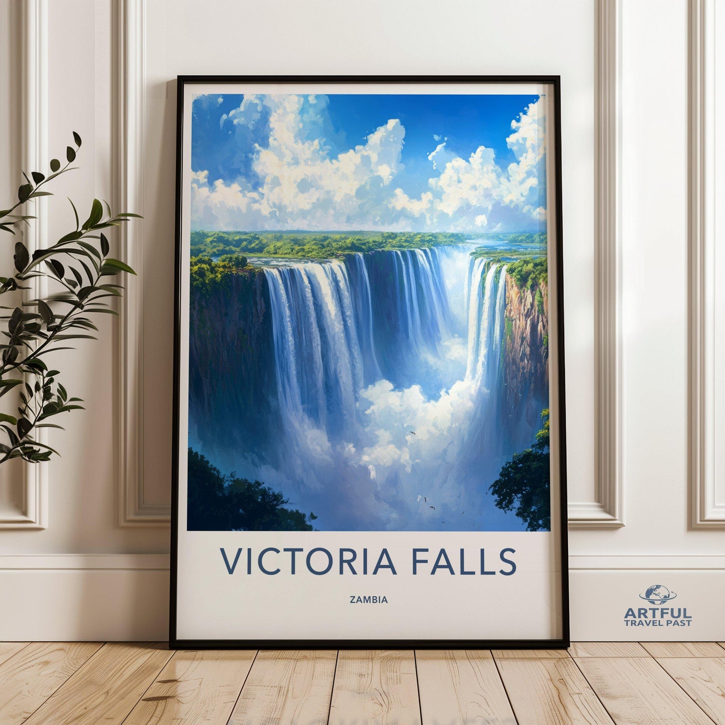 Victoria Falls Poster - Zambia Wall Art