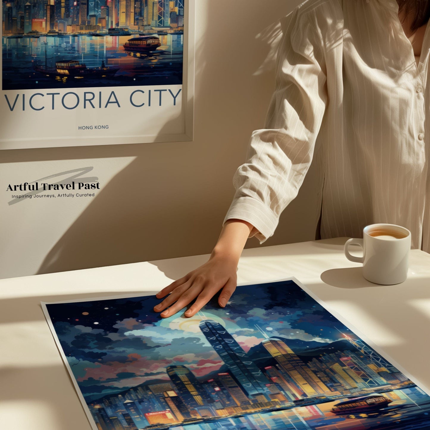 Victoria Harbor Poster - Hong Kong Wall Art