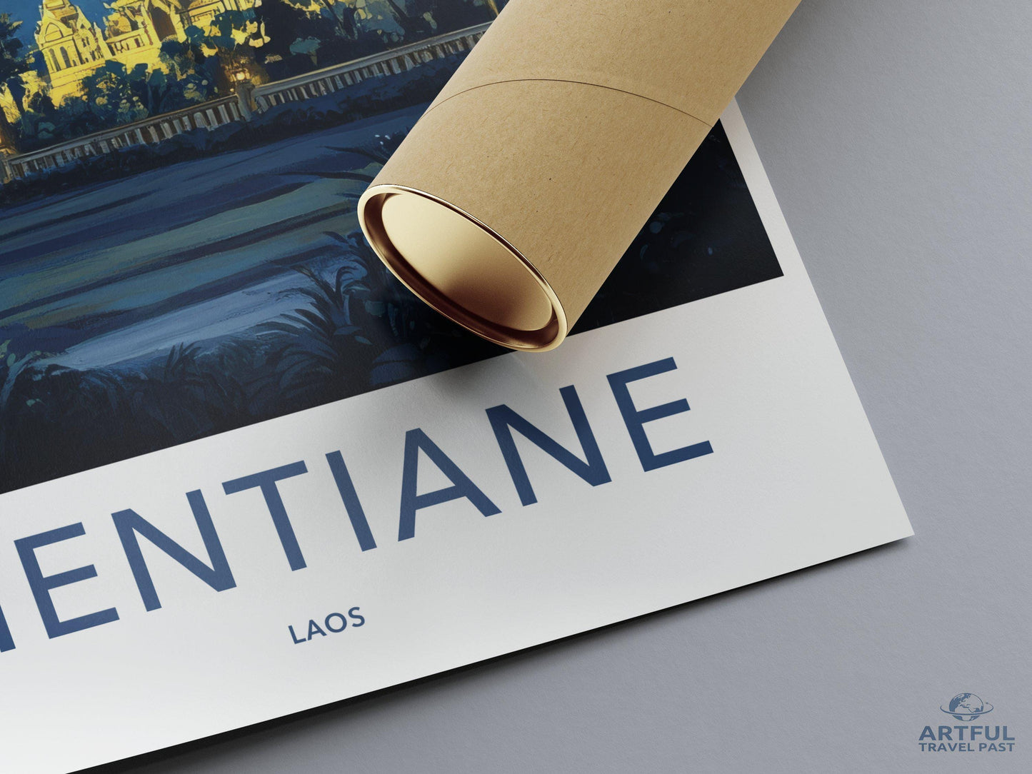 Vientiane Poster - Laos Wall Art