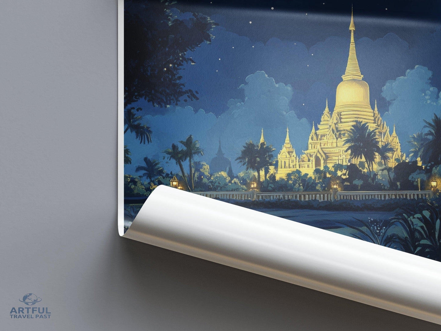 Vientiane Poster - Laos Wall Art