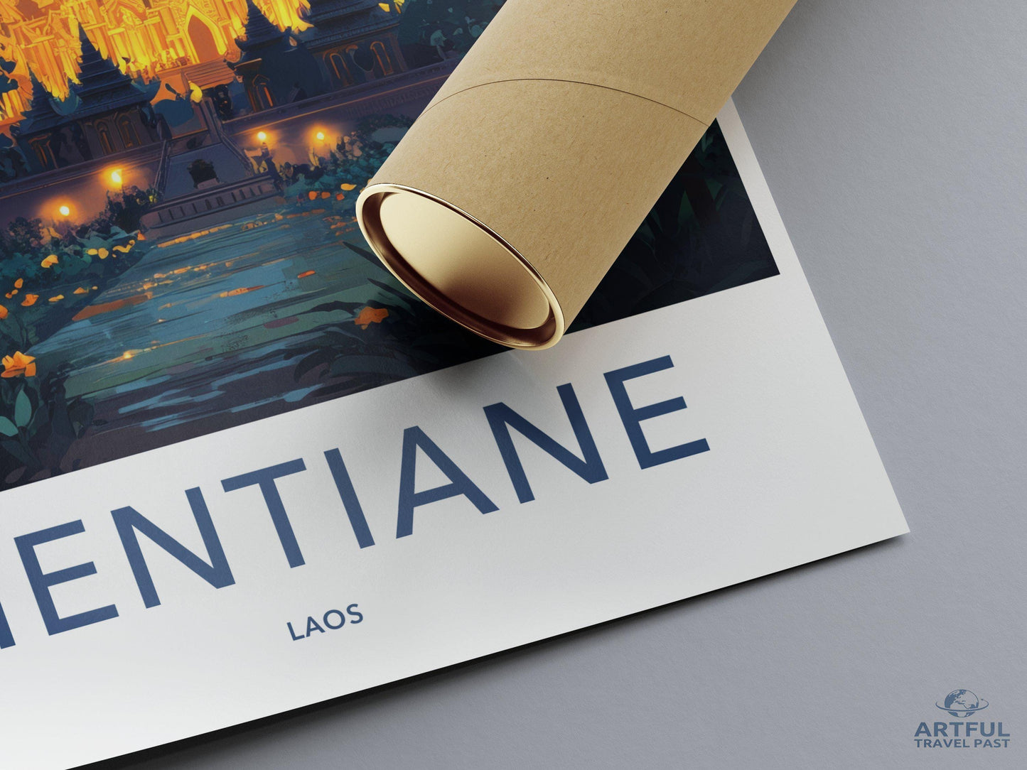 Vientiane Poster - Laos Wall Art
