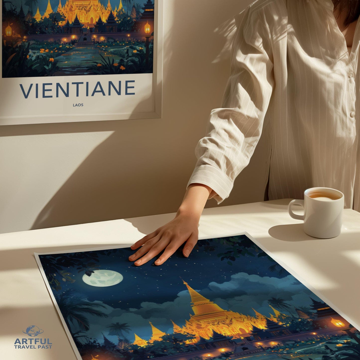 Vientiane Poster - Laos Wall Art