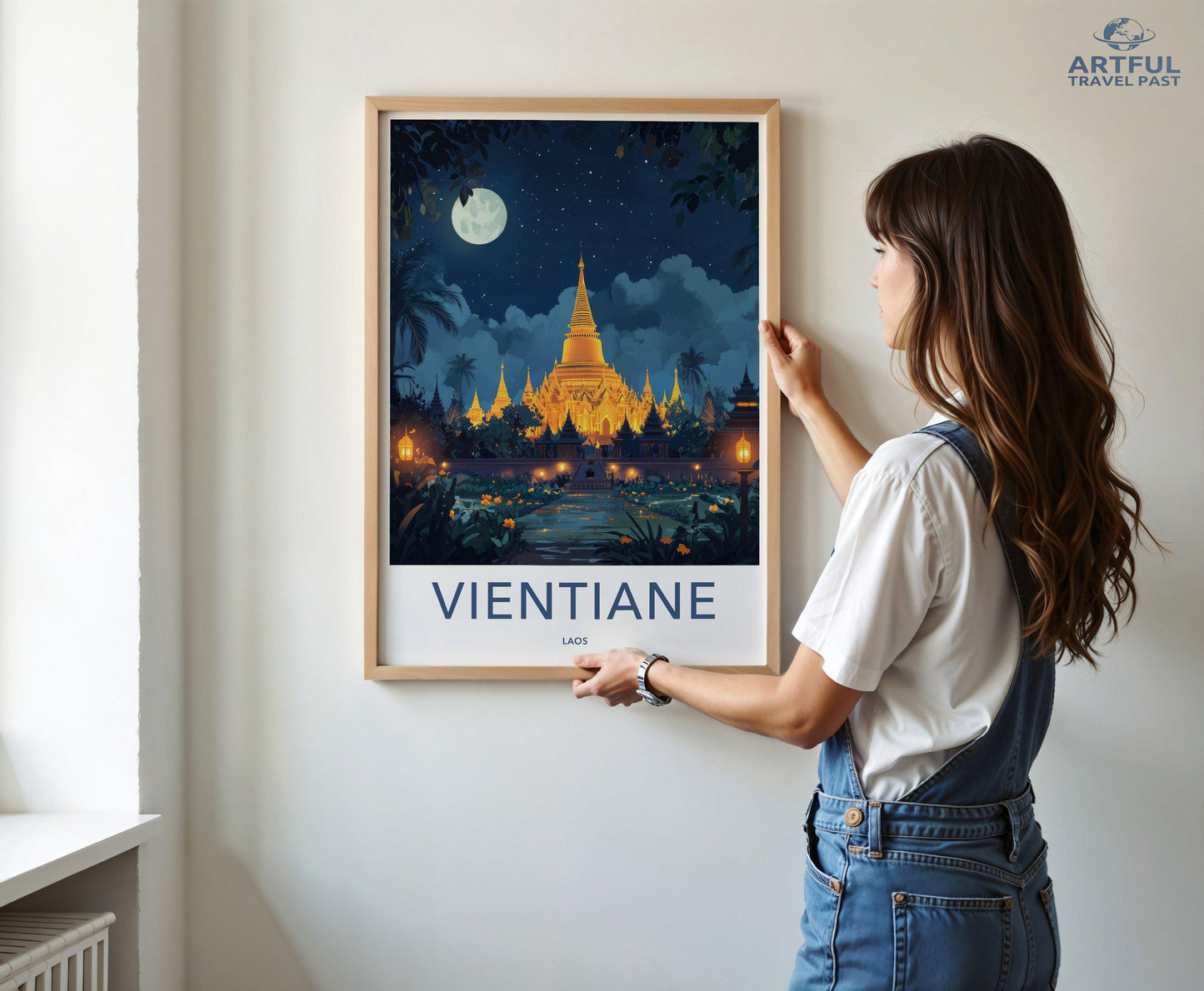 Vientiane Poster - Laos Wall Art