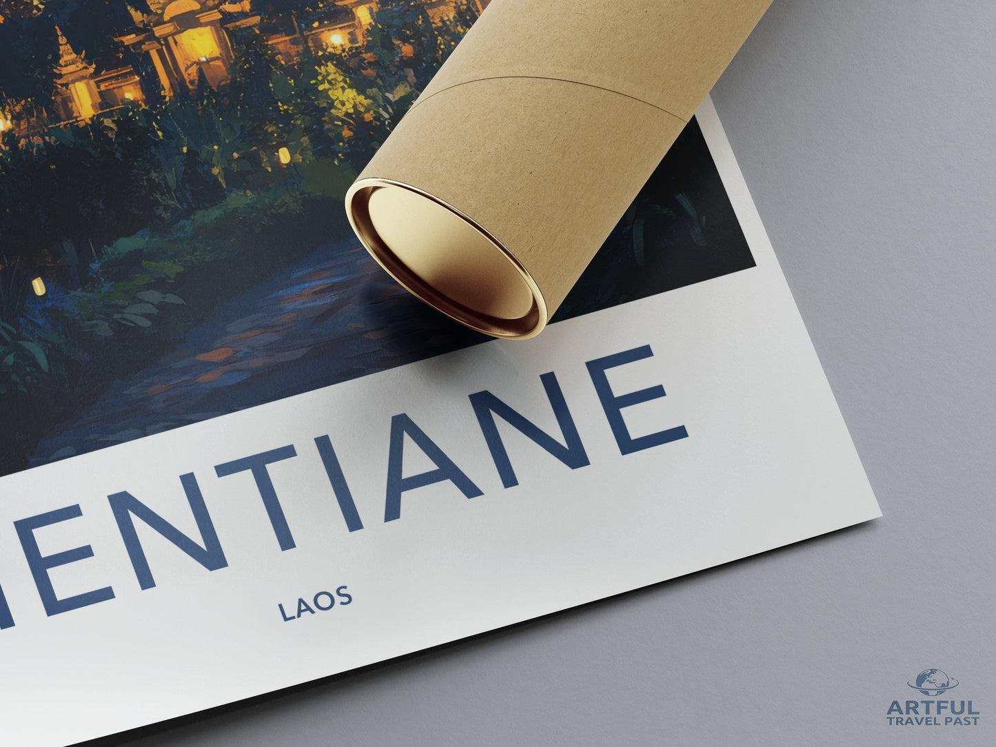 Vientiane Poster - Laos Wall Art