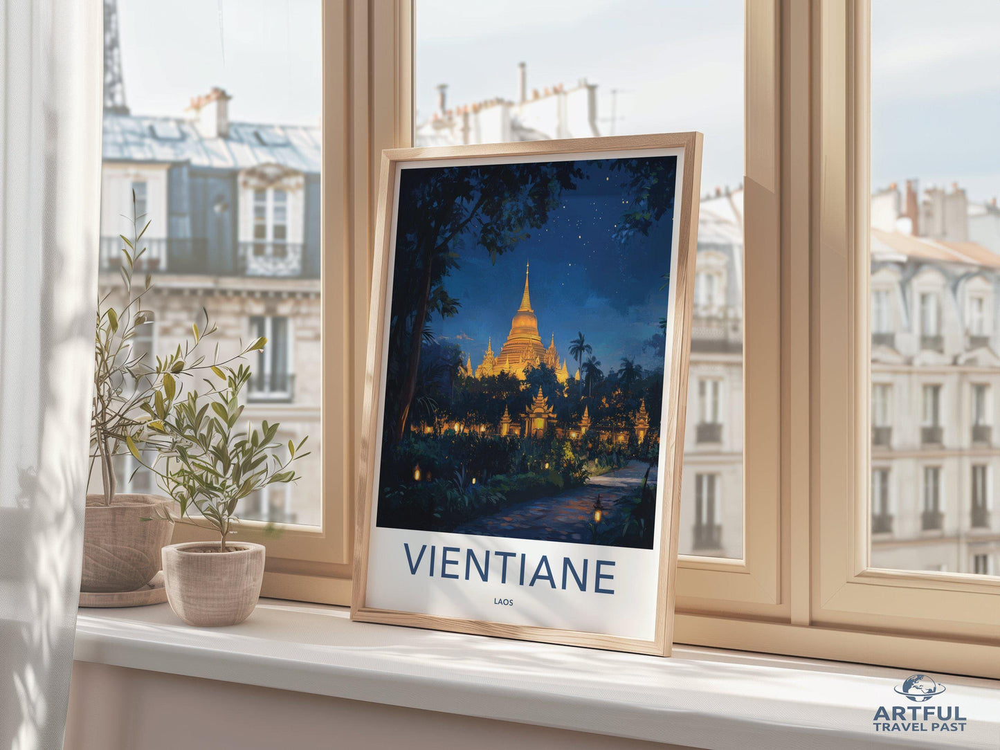 Vientiane Poster - Laos Wall Art