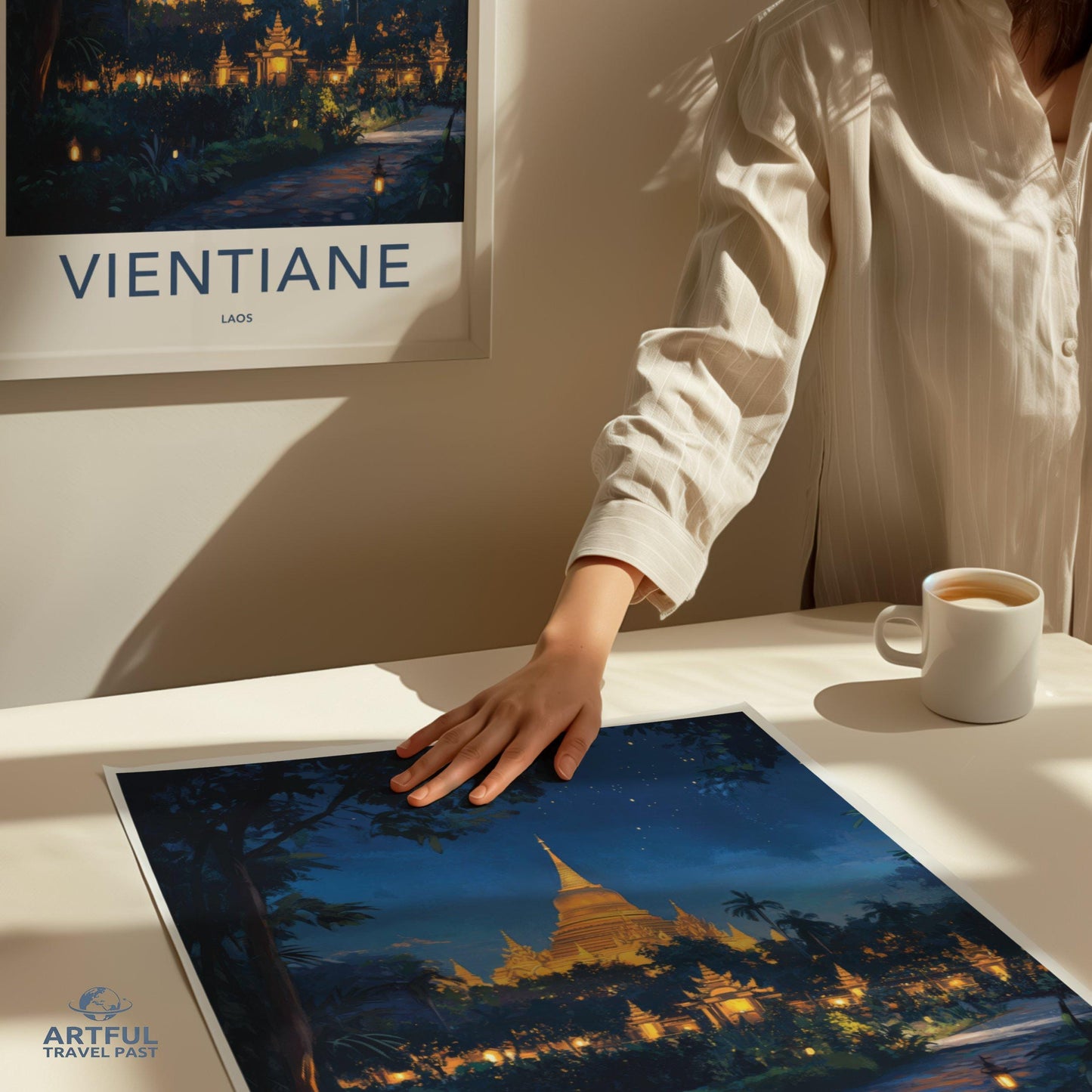 Vientiane Poster - Laos Wall Art