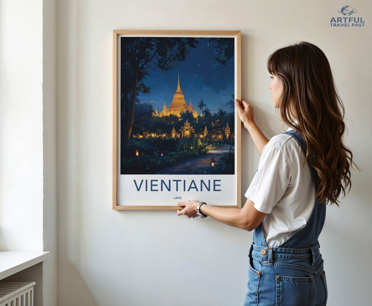 Vientiane Poster - Laos Wall Art