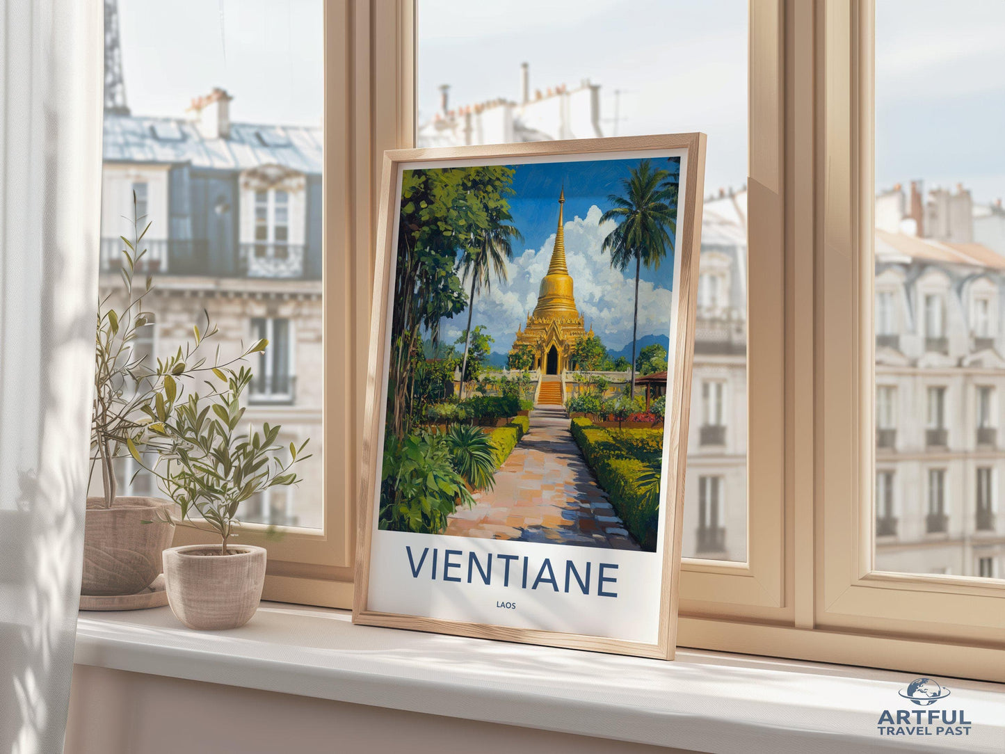 Vientiane Poster - Laos Wall Art