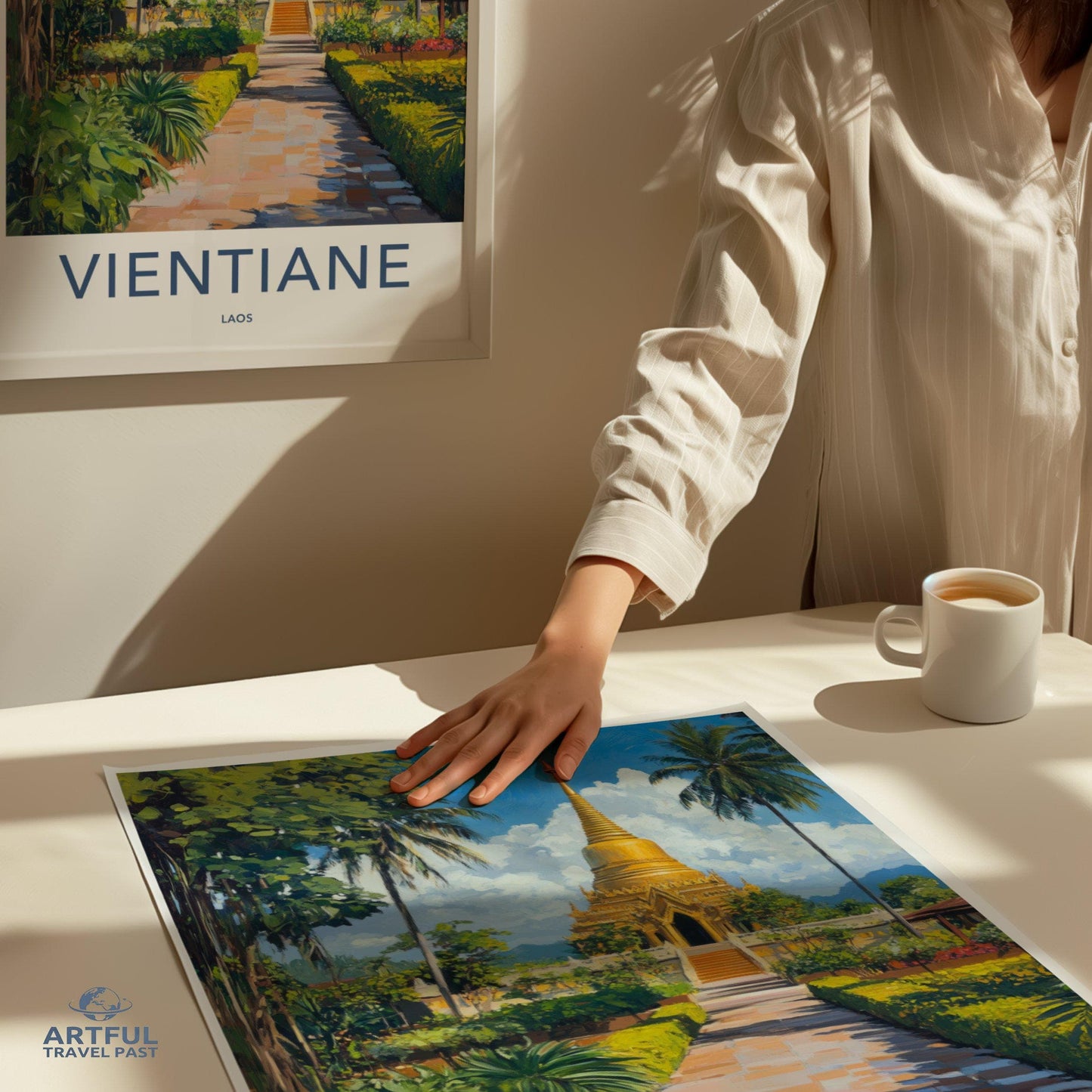 Vientiane Poster - Laos Wall Art