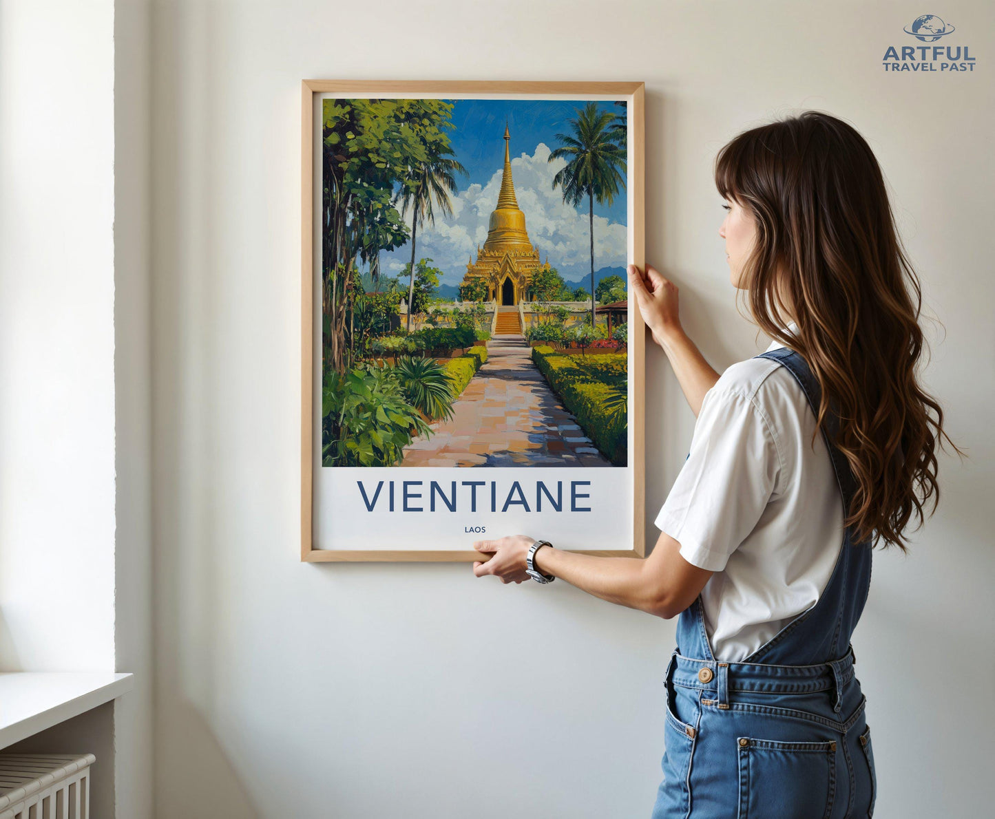 Vientiane Poster - Laos Wall Art