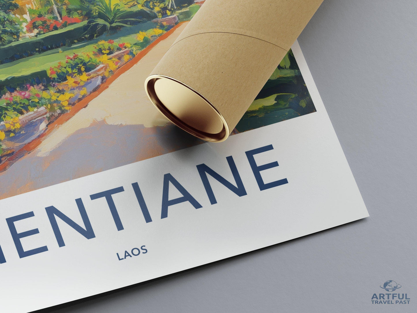 Vientiane Poster - Laos Wall Art