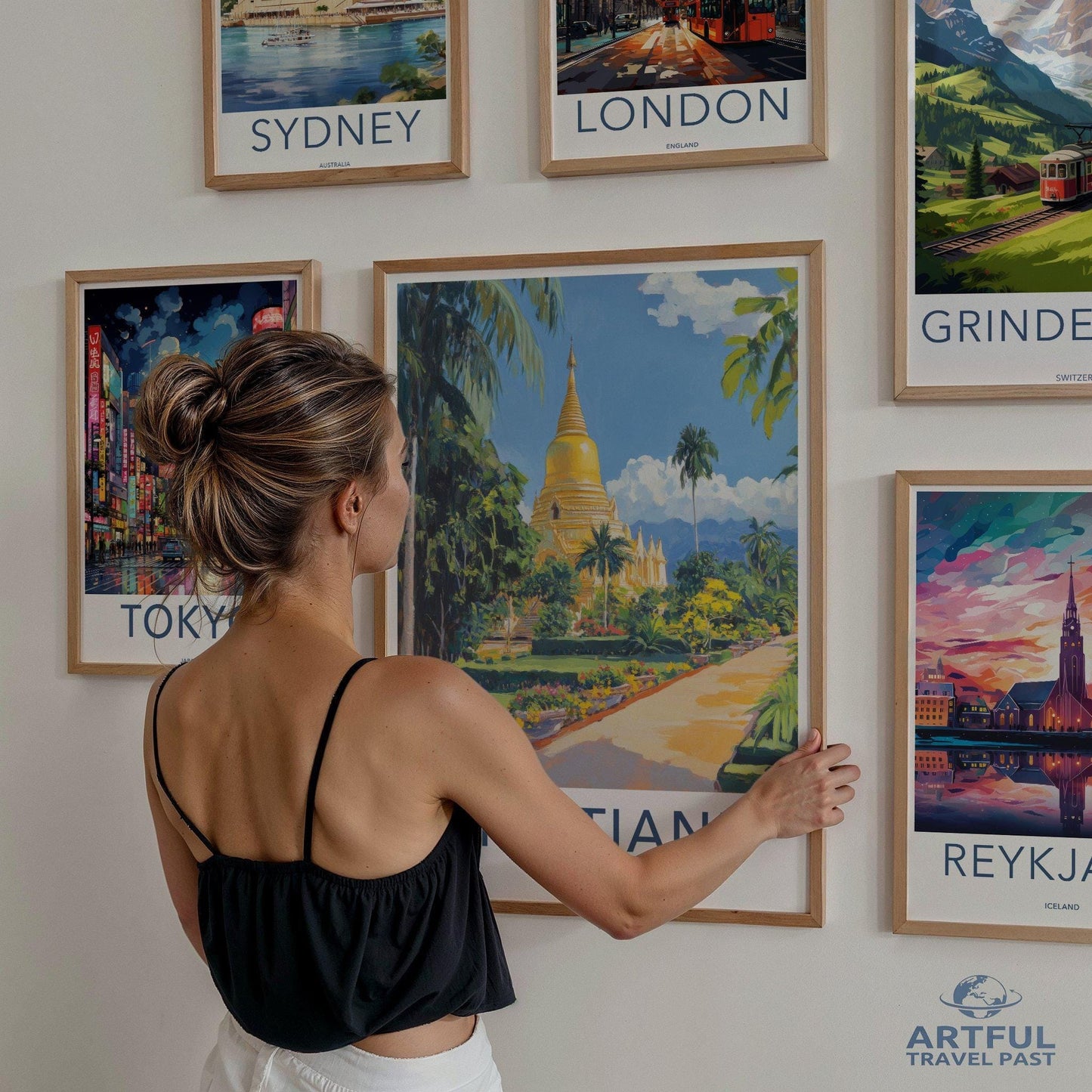 Vientiane Poster - Laos Wall Art