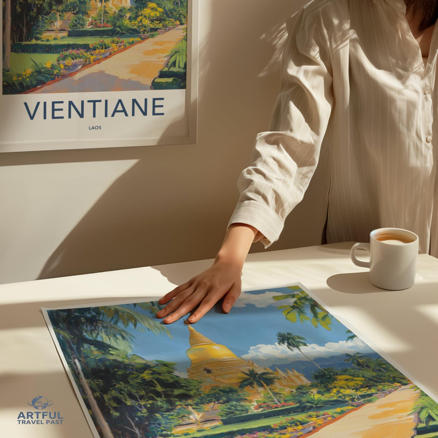 Vientiane Poster - Laos Wall Art