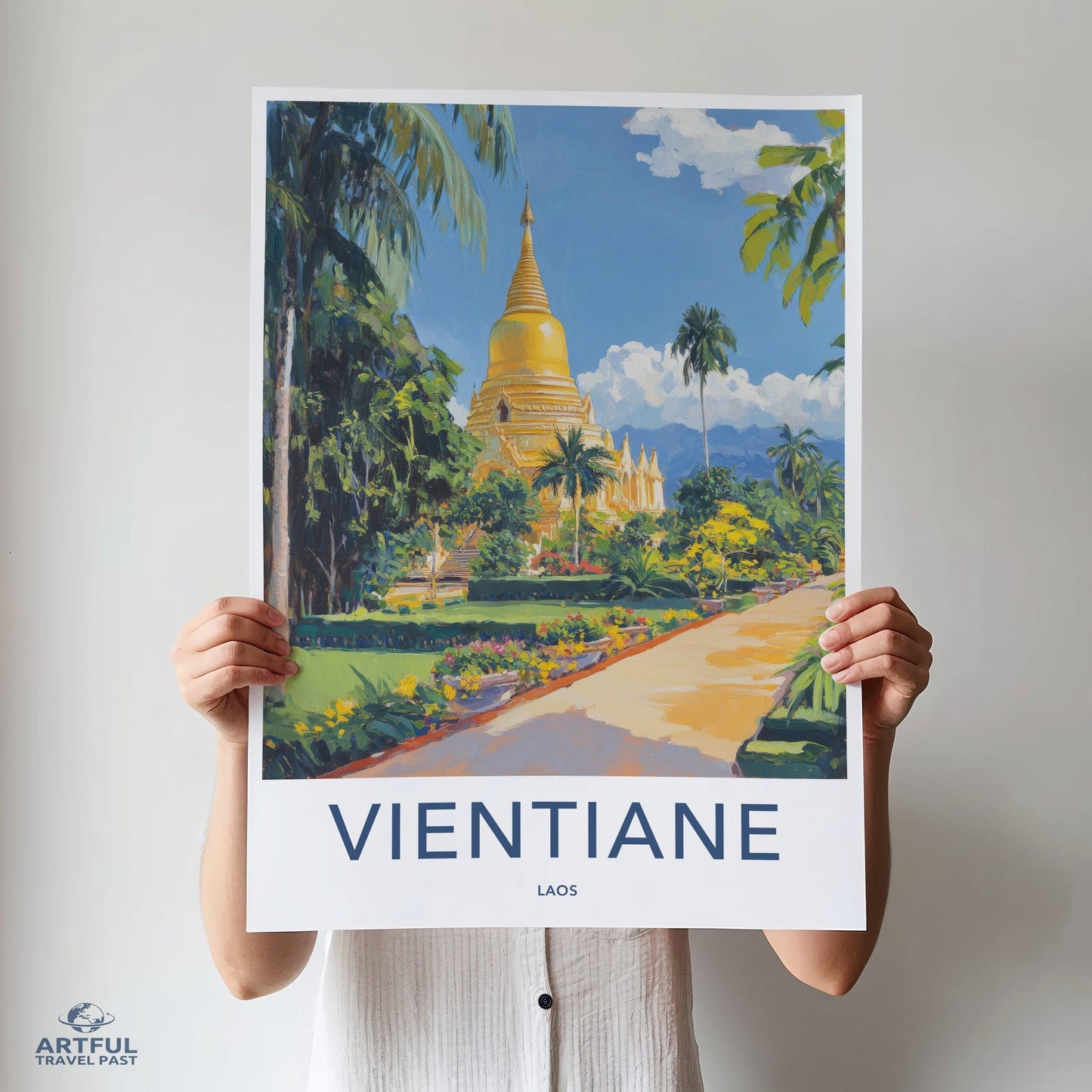Vientiane Poster - Laos Wall Art