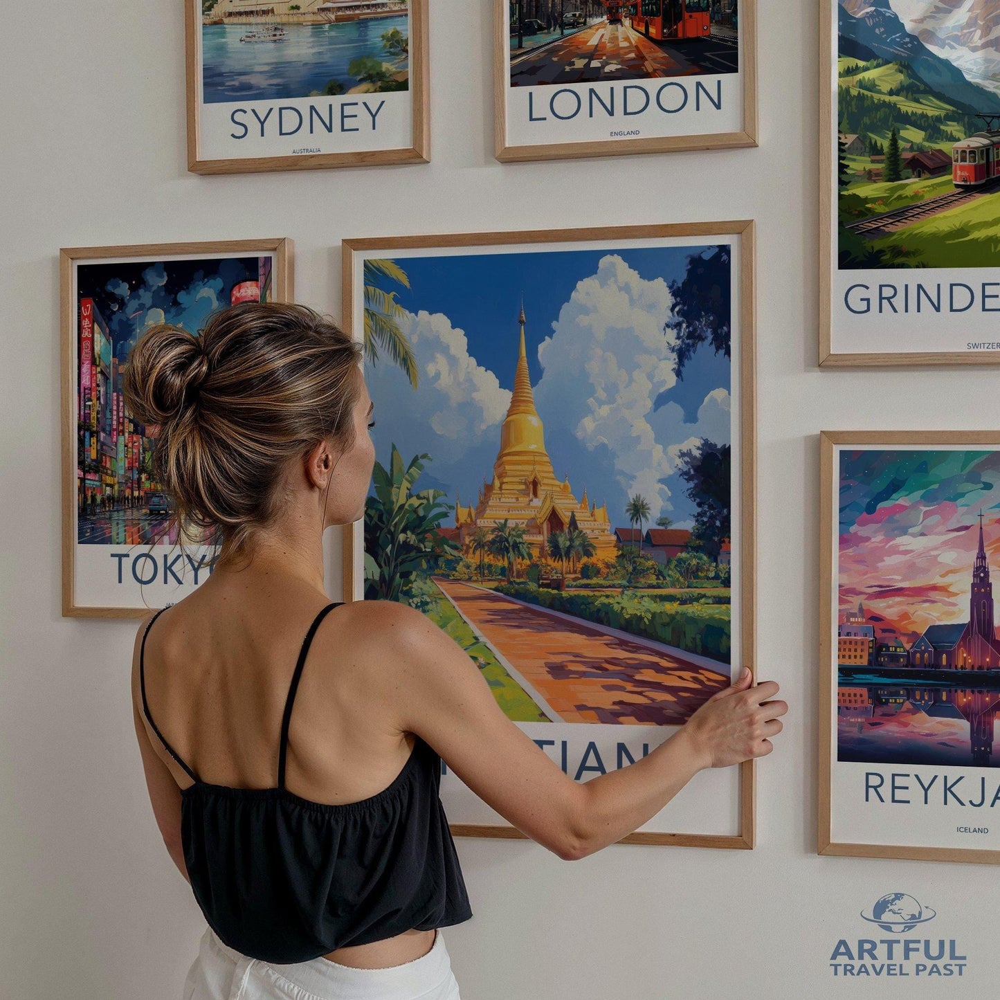Vientiane Poster - Laos Wall Art
