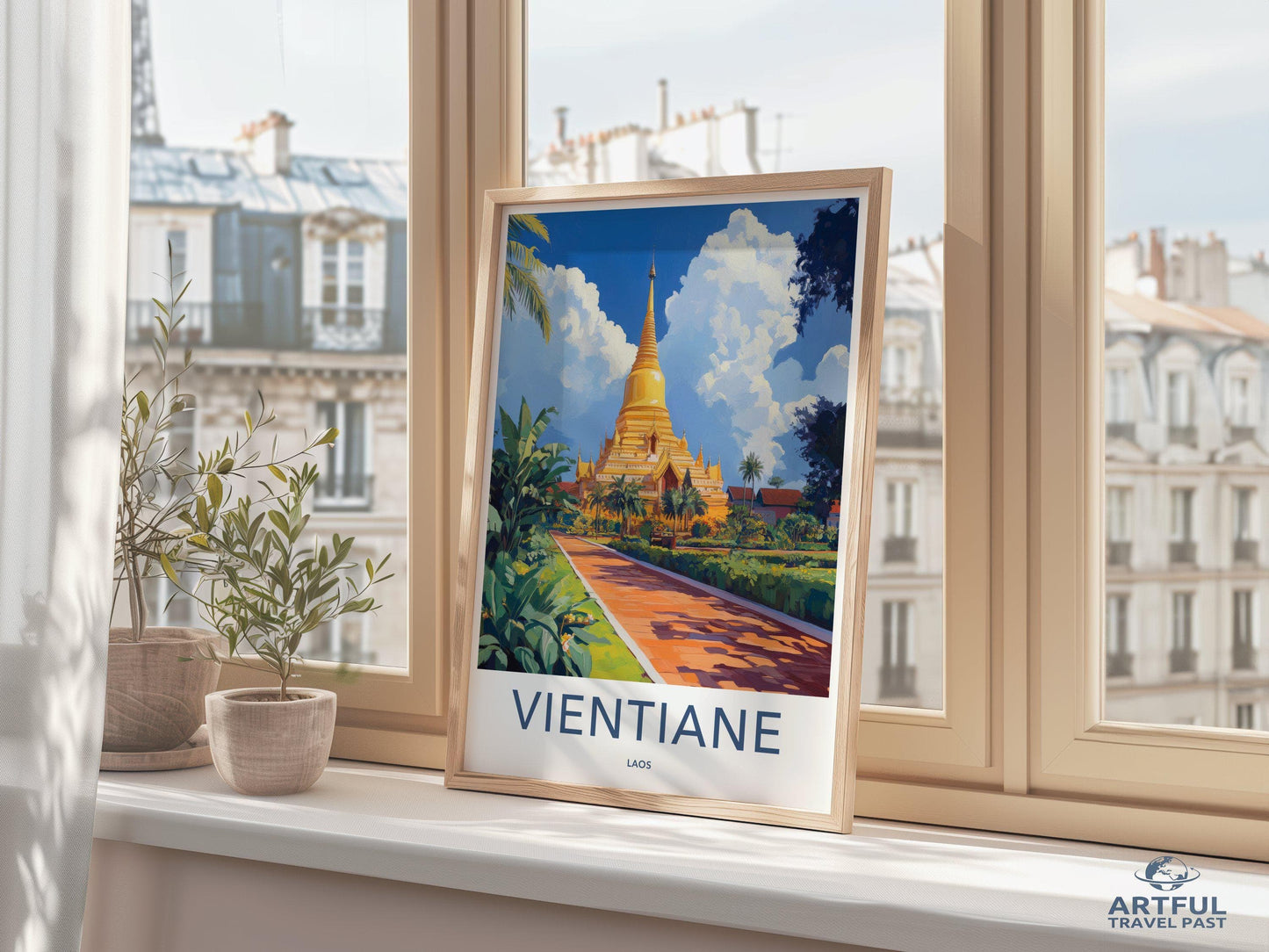 Vientiane Poster - Laos Wall Art