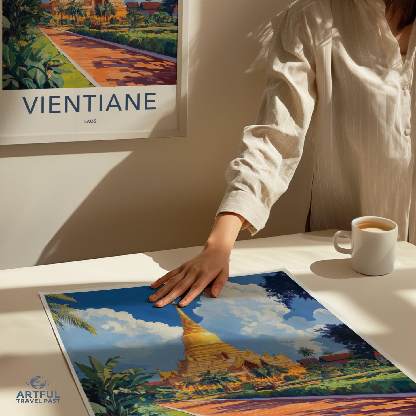 Vientiane Poster - Laos Wall Art