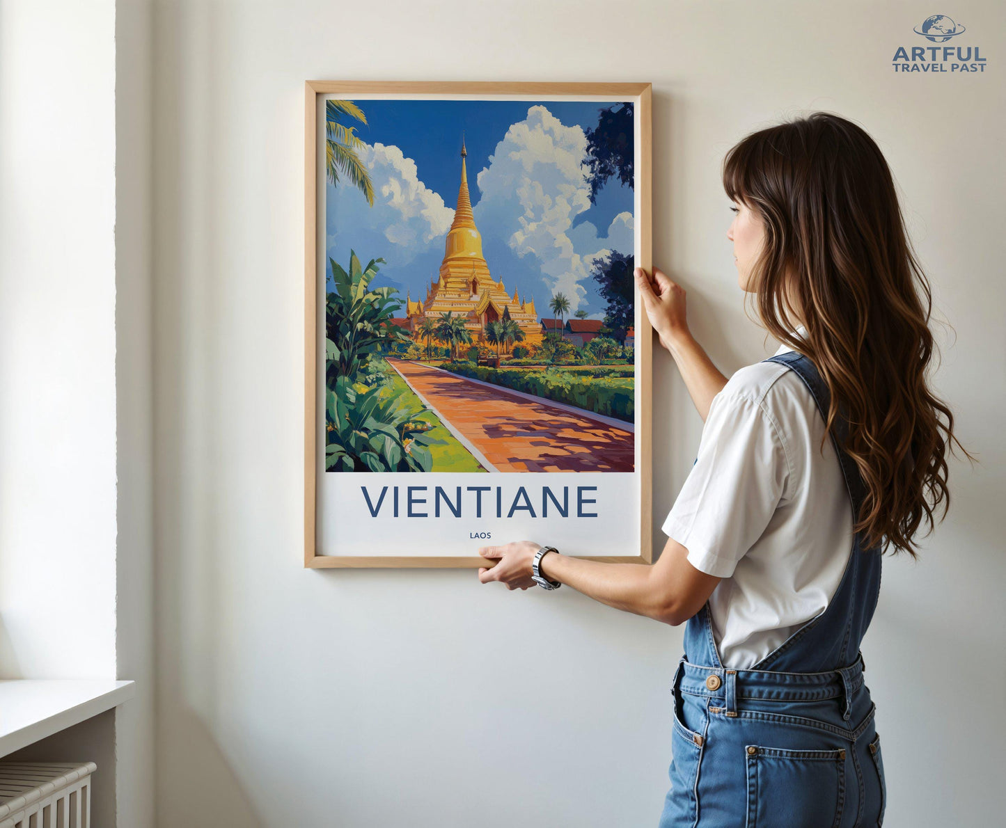 Vientiane Poster - Laos Wall Art