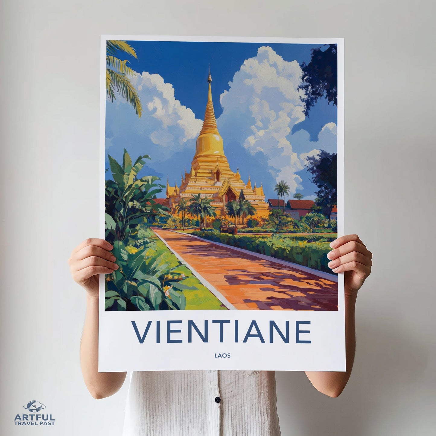 Vientiane Poster - Laos Wall Art