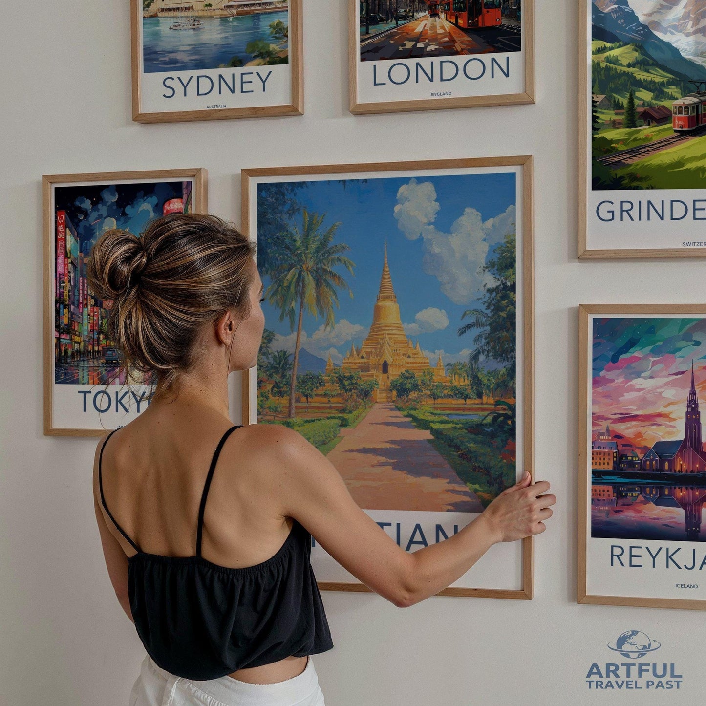 Vientiane Poster - Laos Wall Art