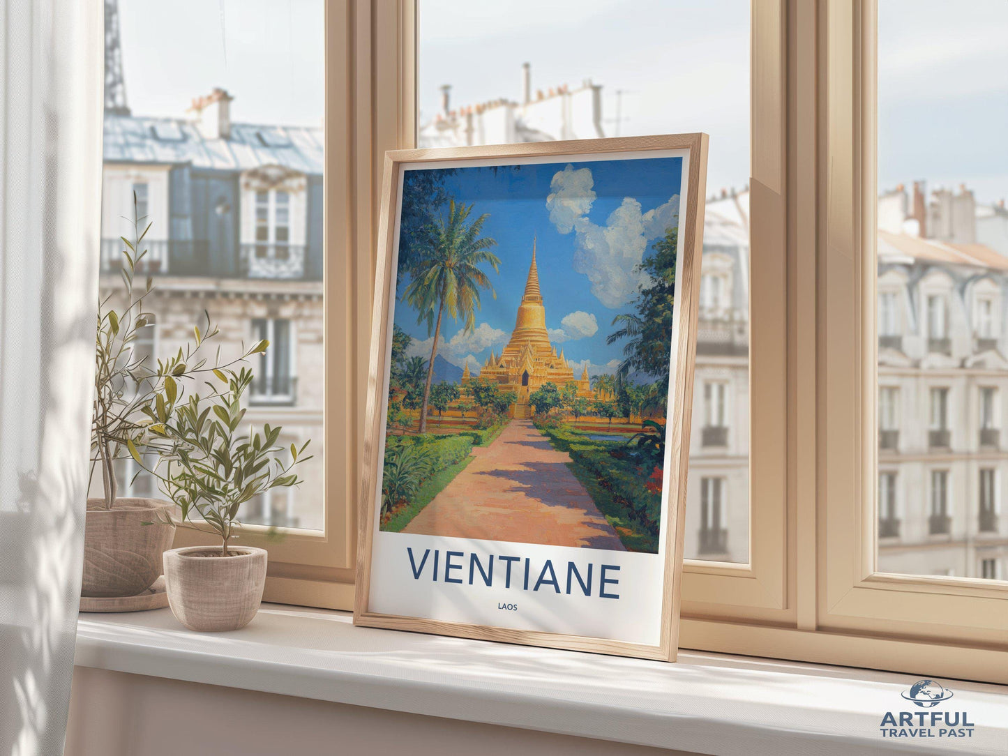 Vientiane Poster - Laos Wall Art