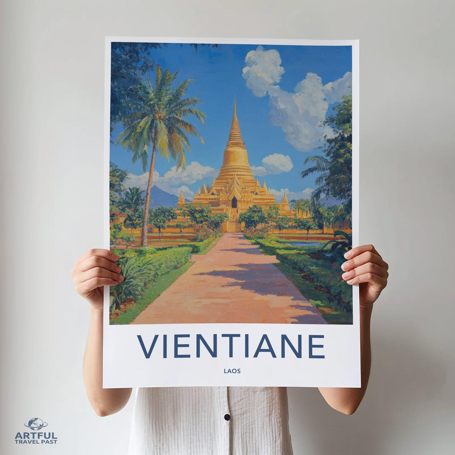 Vientiane Poster - Laos Wall Art