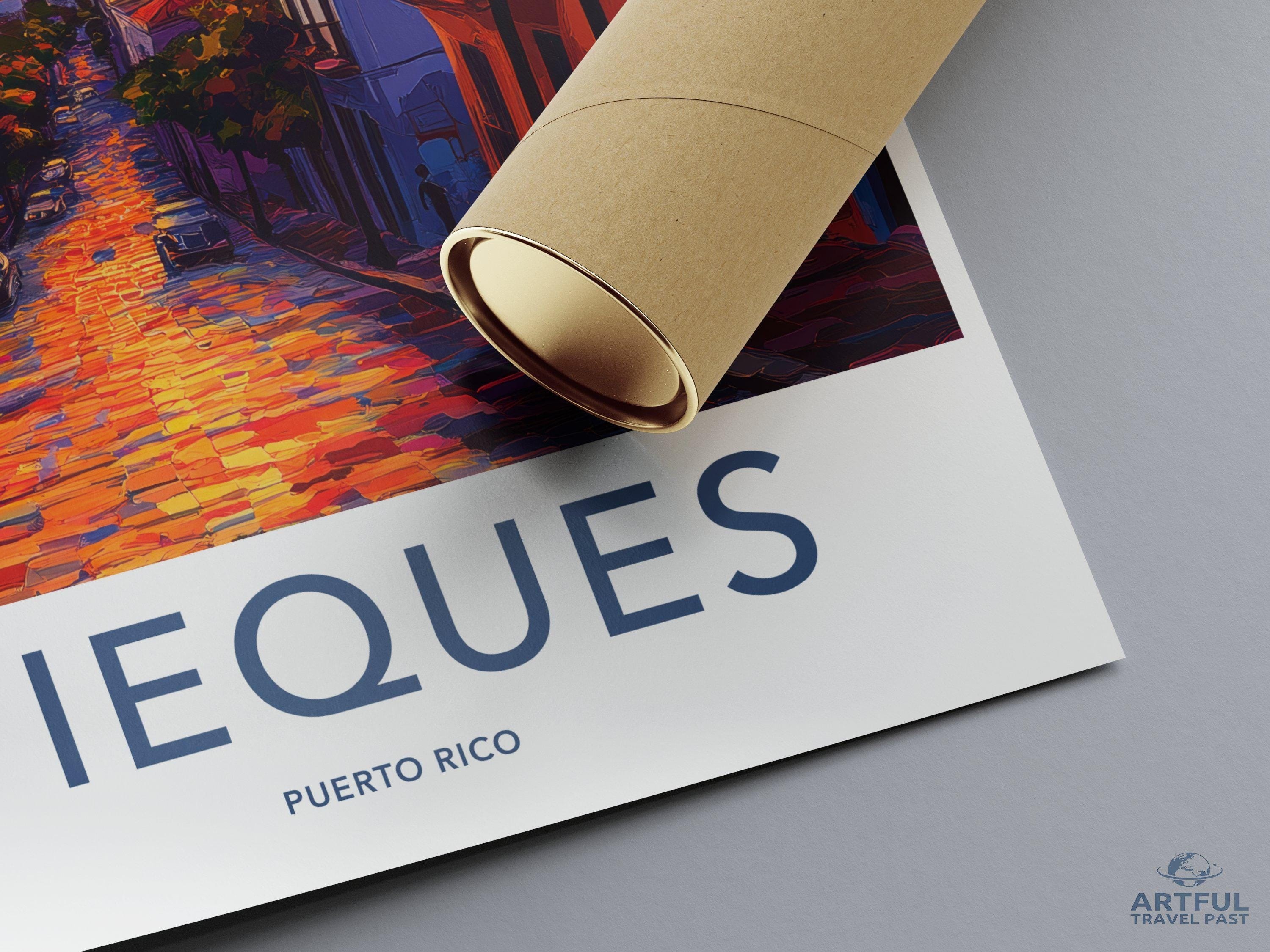 Vieques Poster - Puerto Rico Wall Art