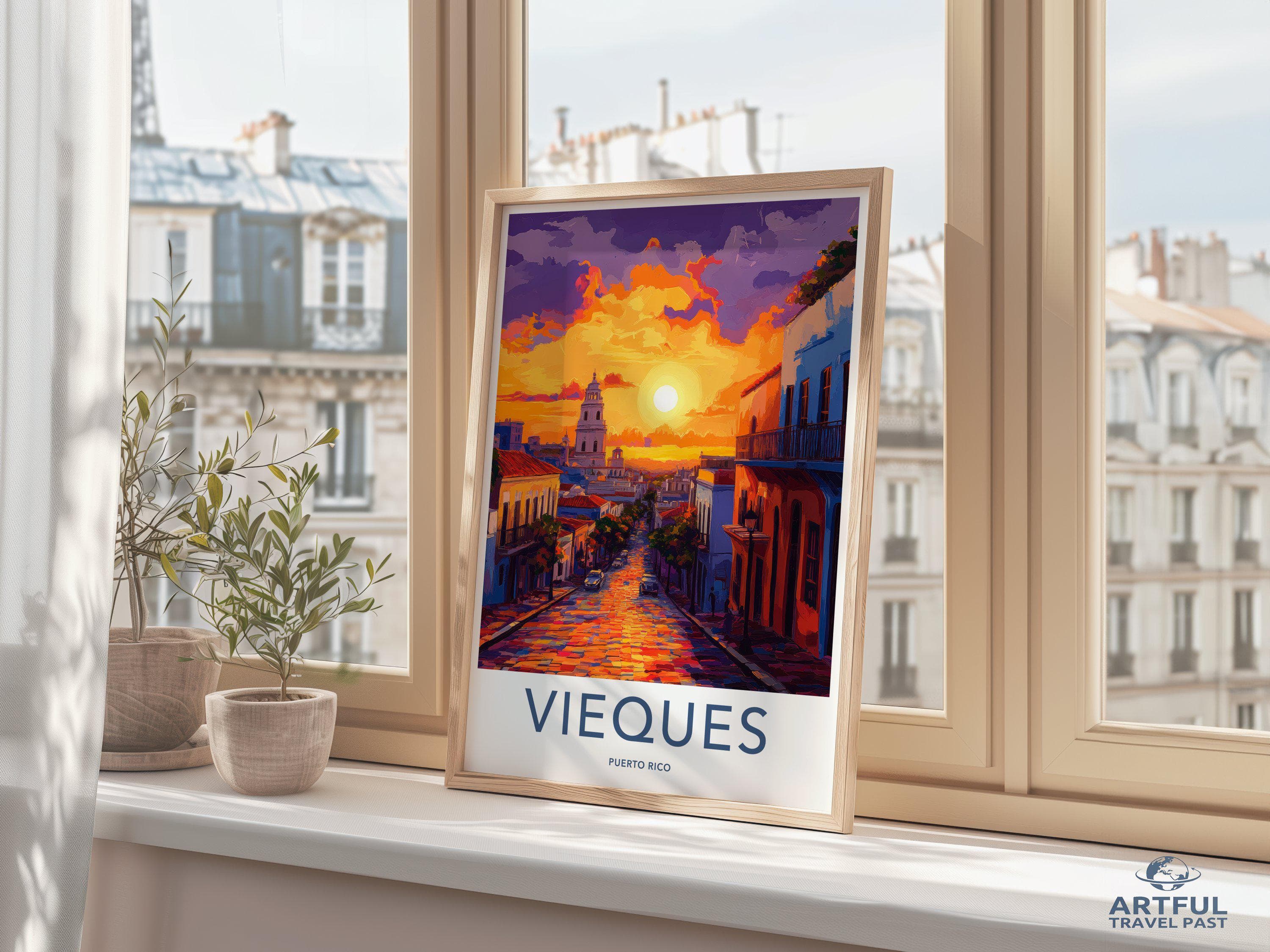 Vieques Poster - Puerto Rico Wall Art