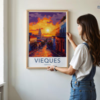 Vieques Poster - Puerto Rico Wall Art