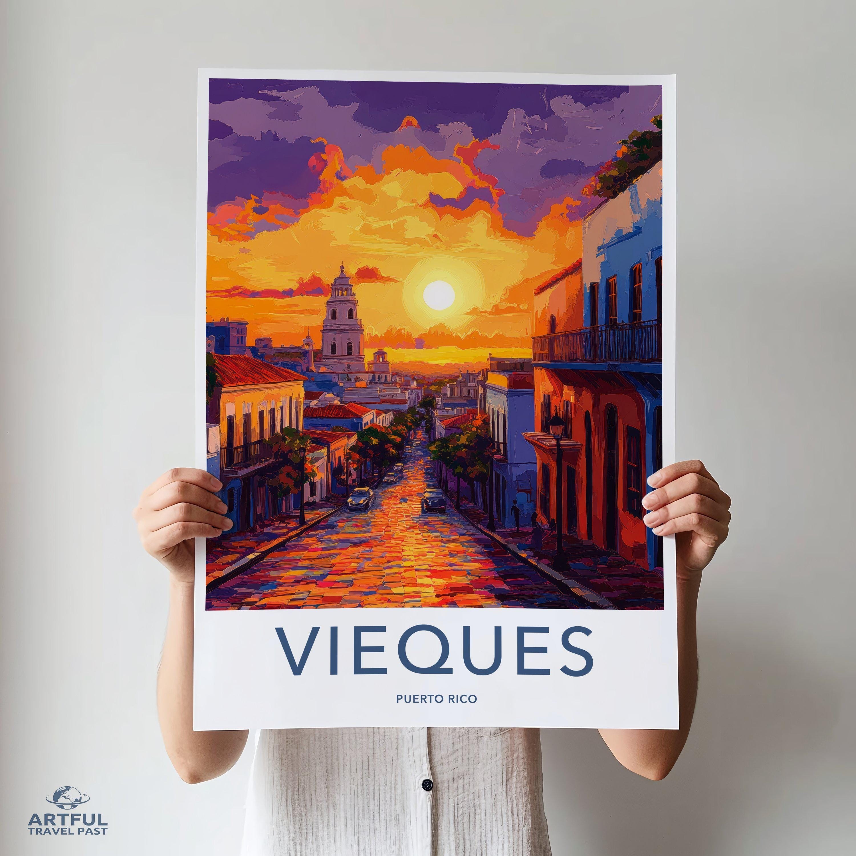 Vieques Poster - Puerto Rico Wall Art