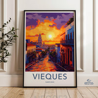 Vieques Poster - Puerto Rico Wall Art