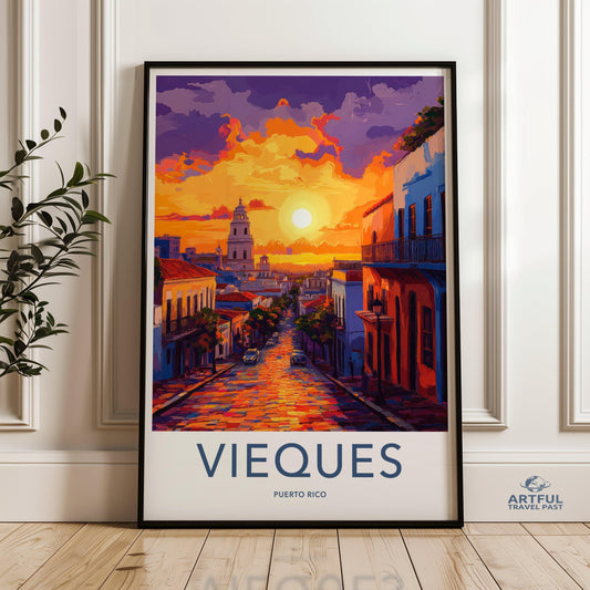Vieques Poster - Puerto Rico Wall Art