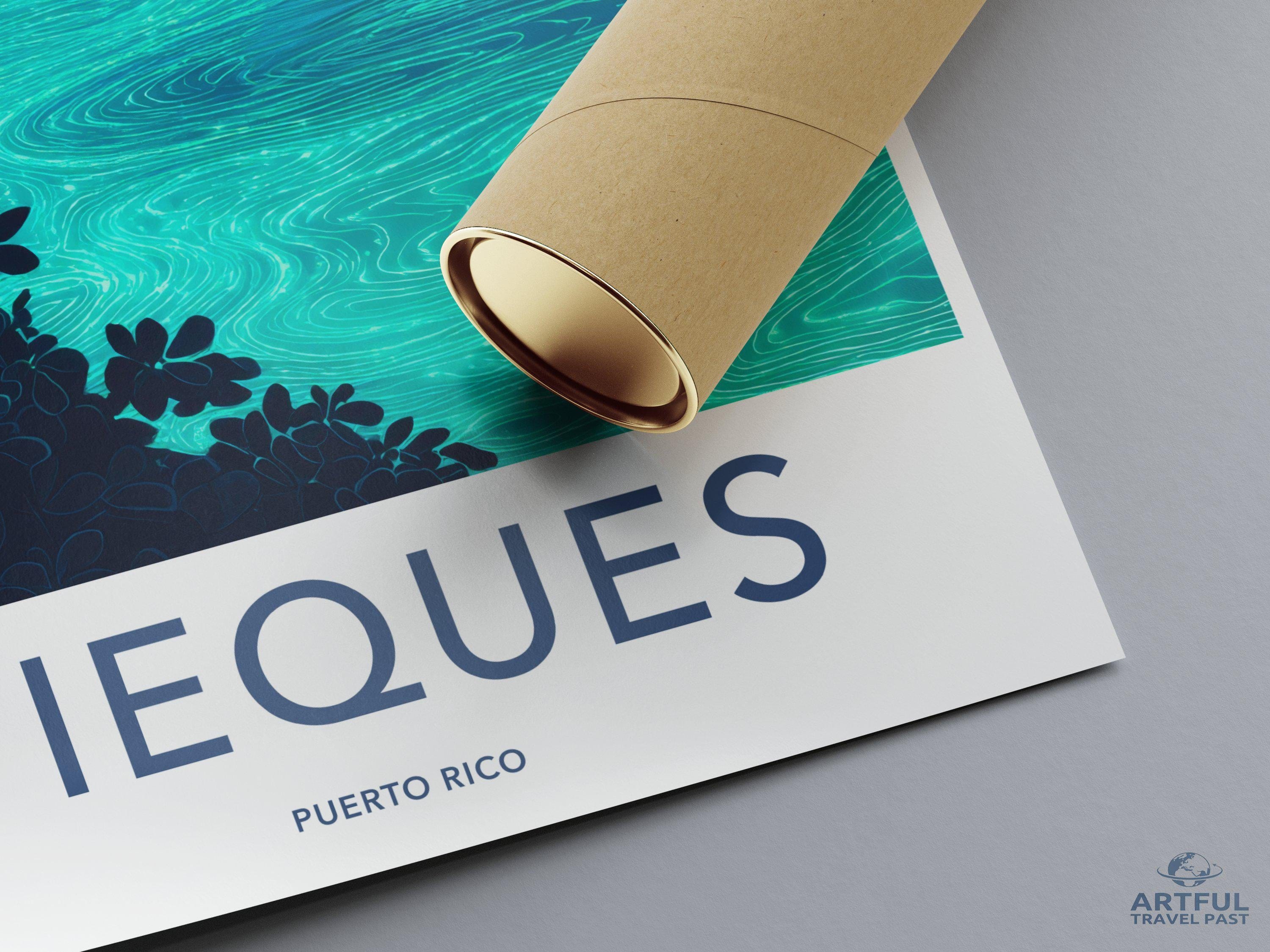 Vieques Poster - Puerto Rico Wall Art