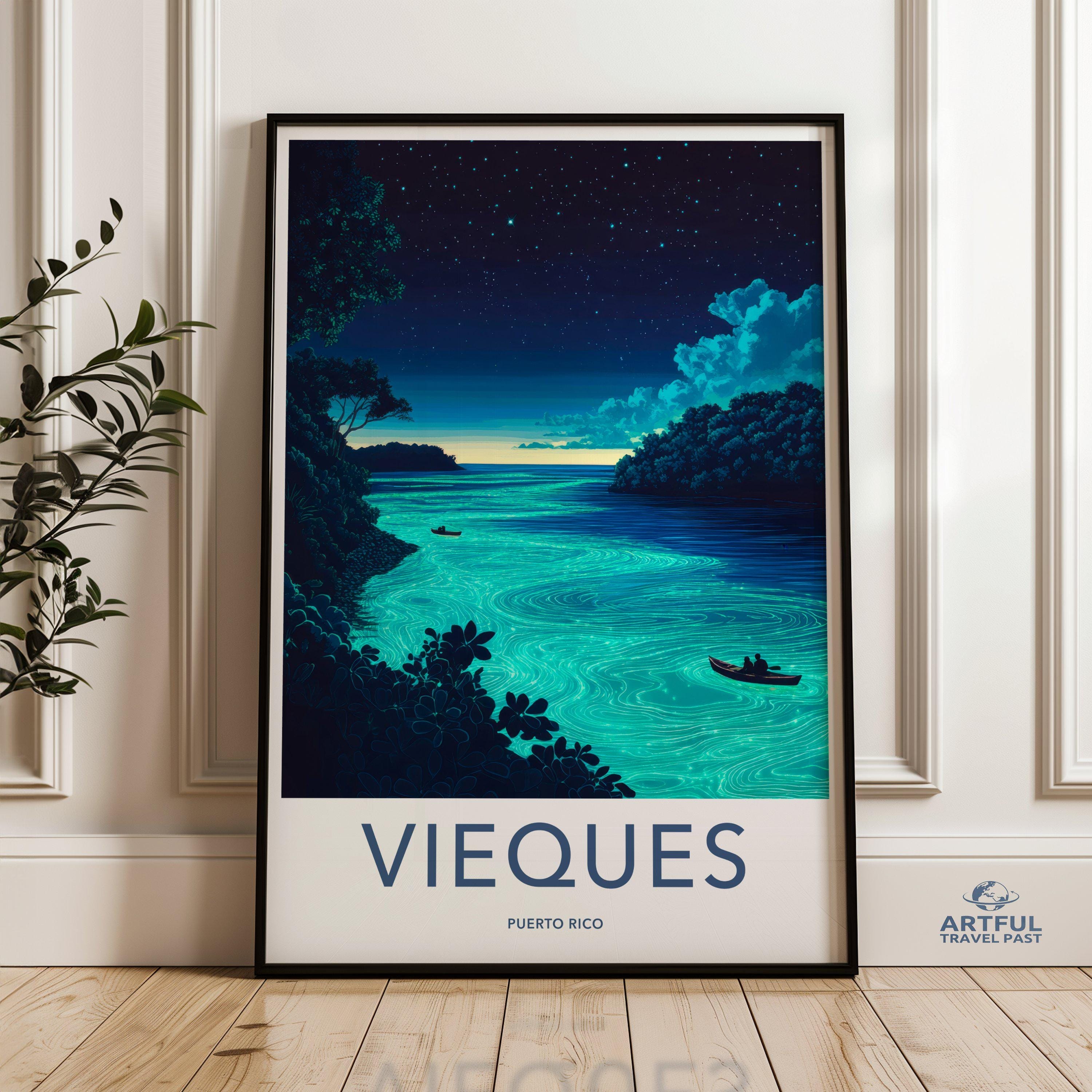 Vieques Poster - Puerto Rico Wall Art