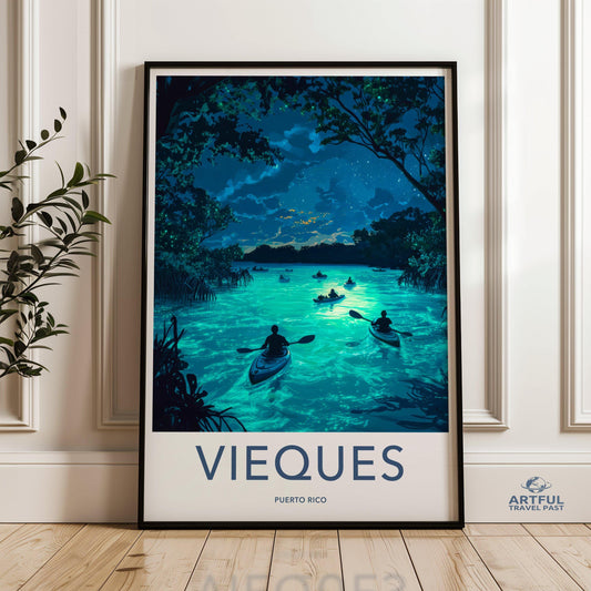 Vieques Poster - Puerto Rico Wall Art