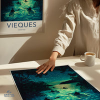 Vieques Poster - Puerto Rico Wall Art