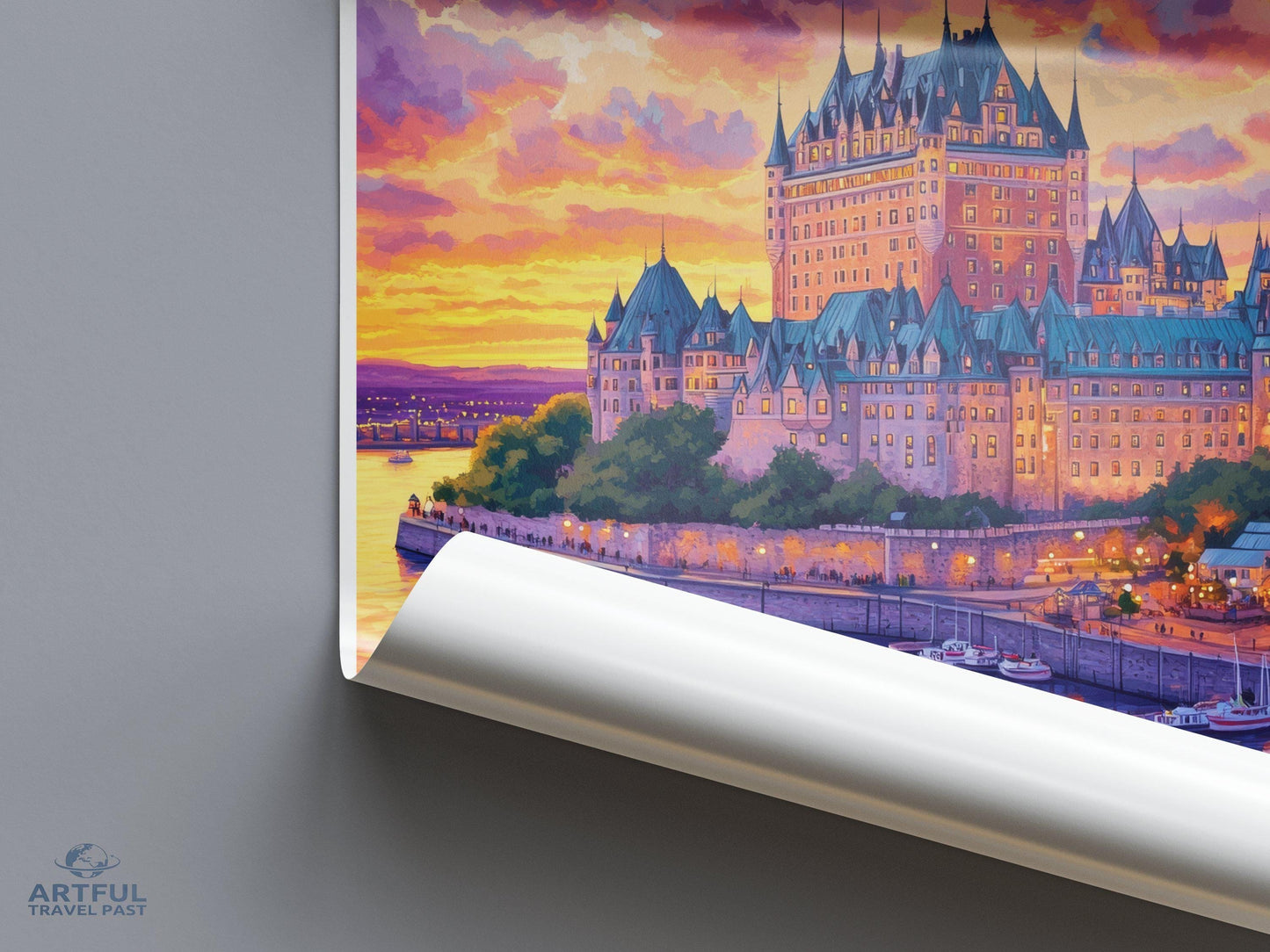 Vieux Quebec Poster - Canada Wall Art