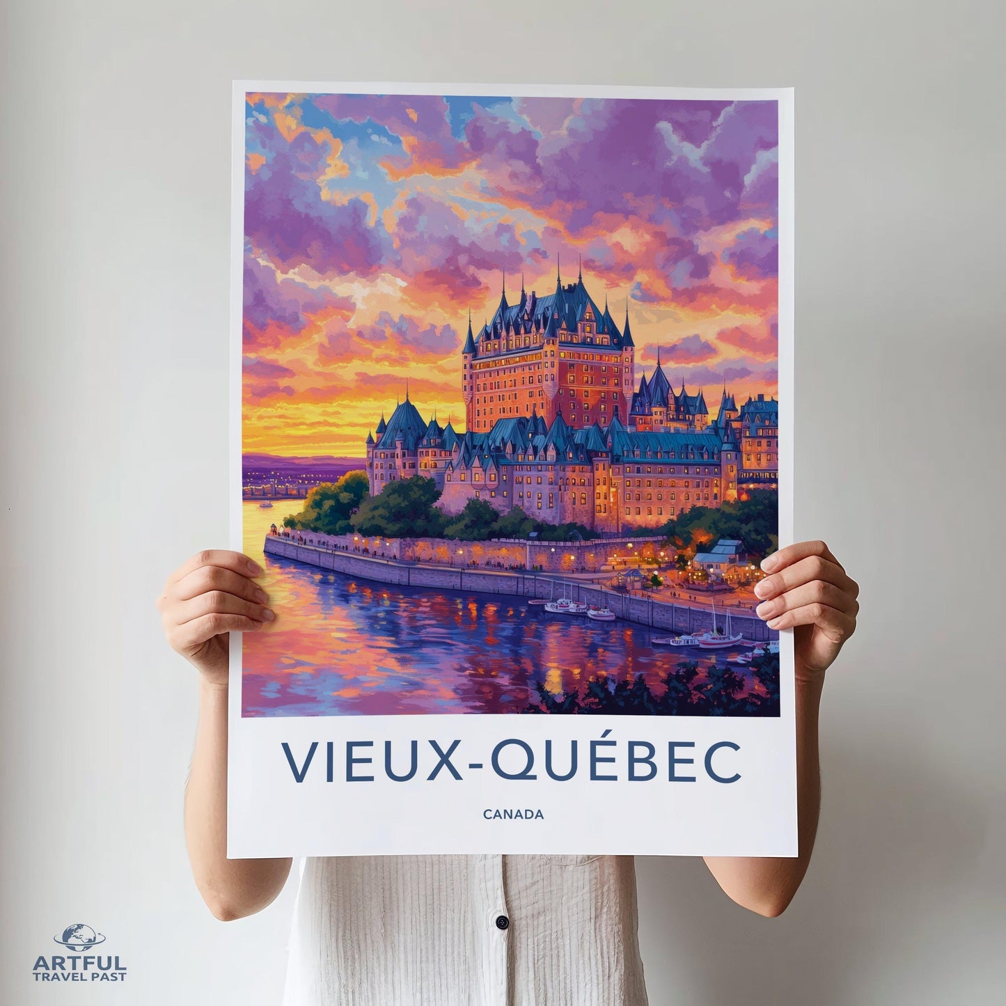 Vieux Quebec Poster - Canada Wall Art