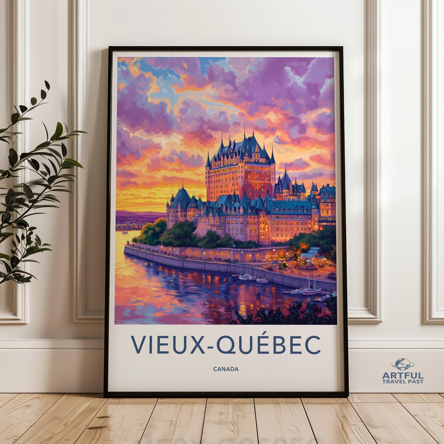 Vieux Quebec Poster - Canada Wall Art