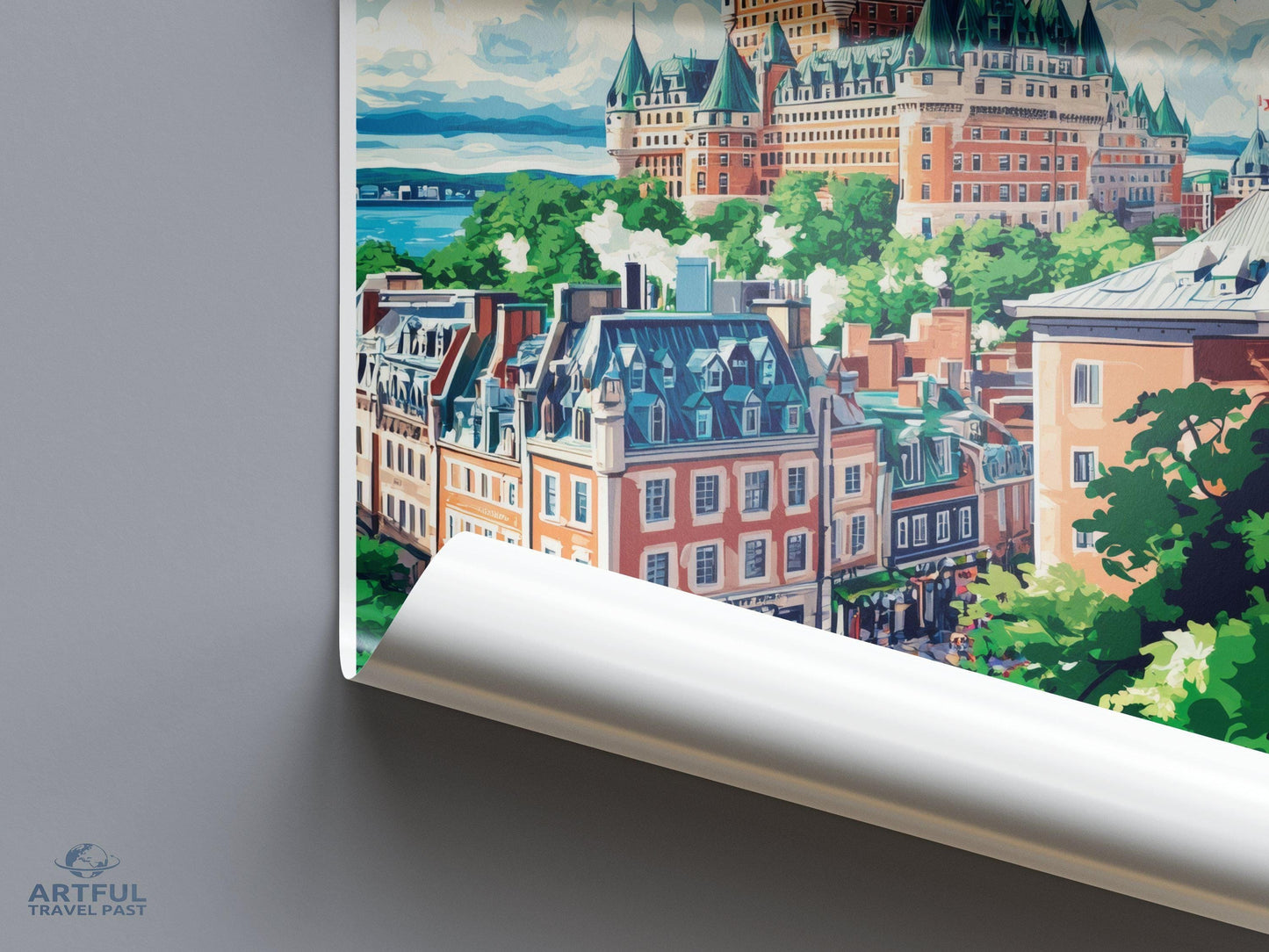 Vieux Quebec Poster - Canada Wall Art