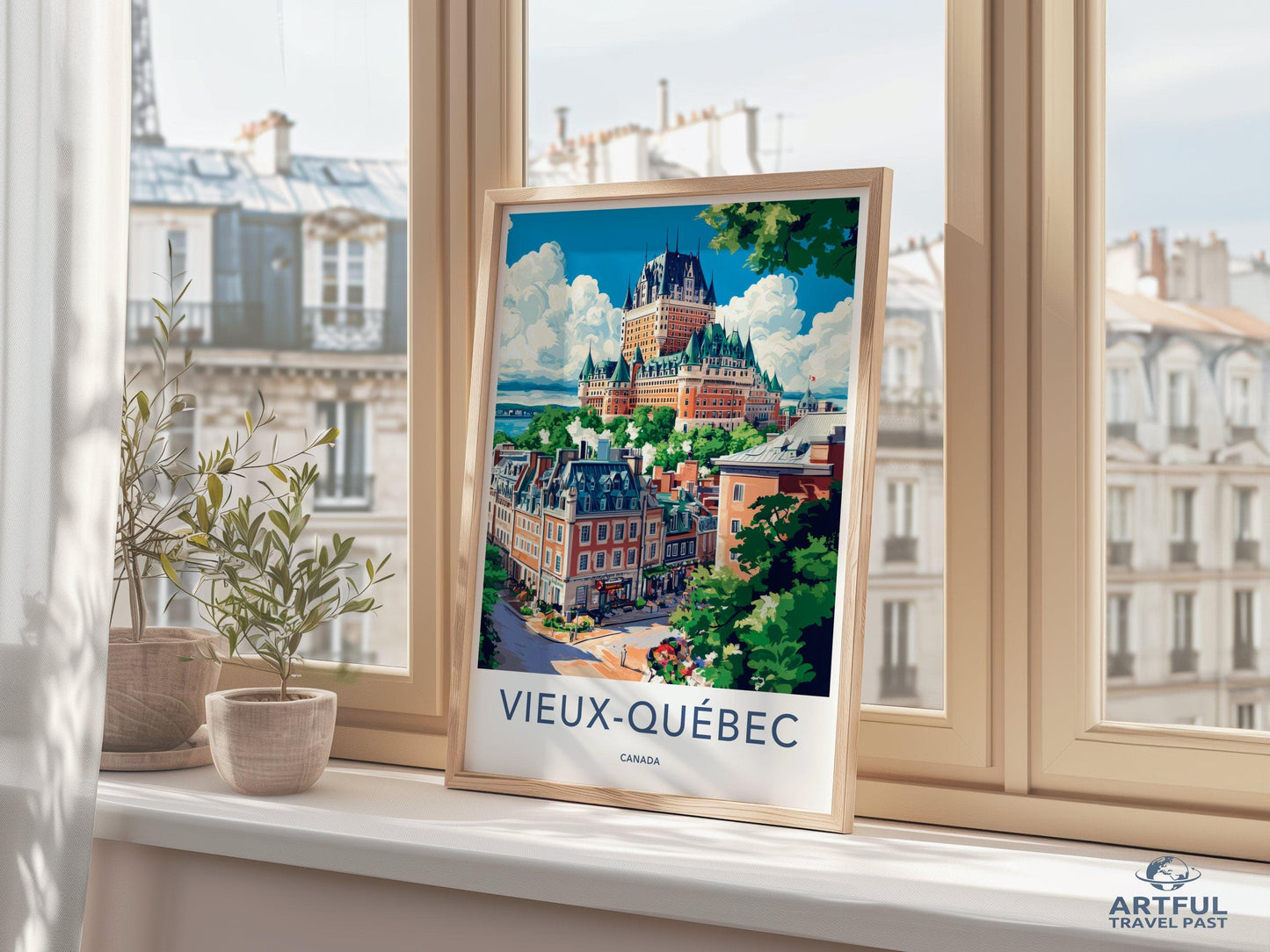 Vieux Quebec Poster - Canada Wall Art