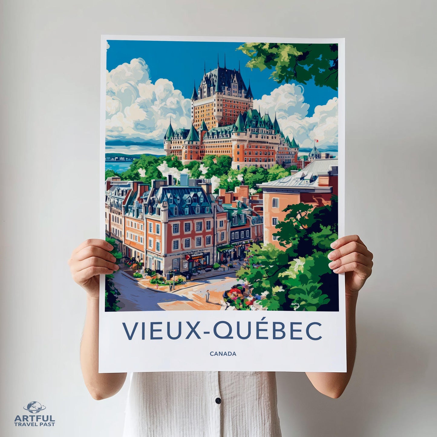 Vieux Quebec Poster - Canada Wall Art
