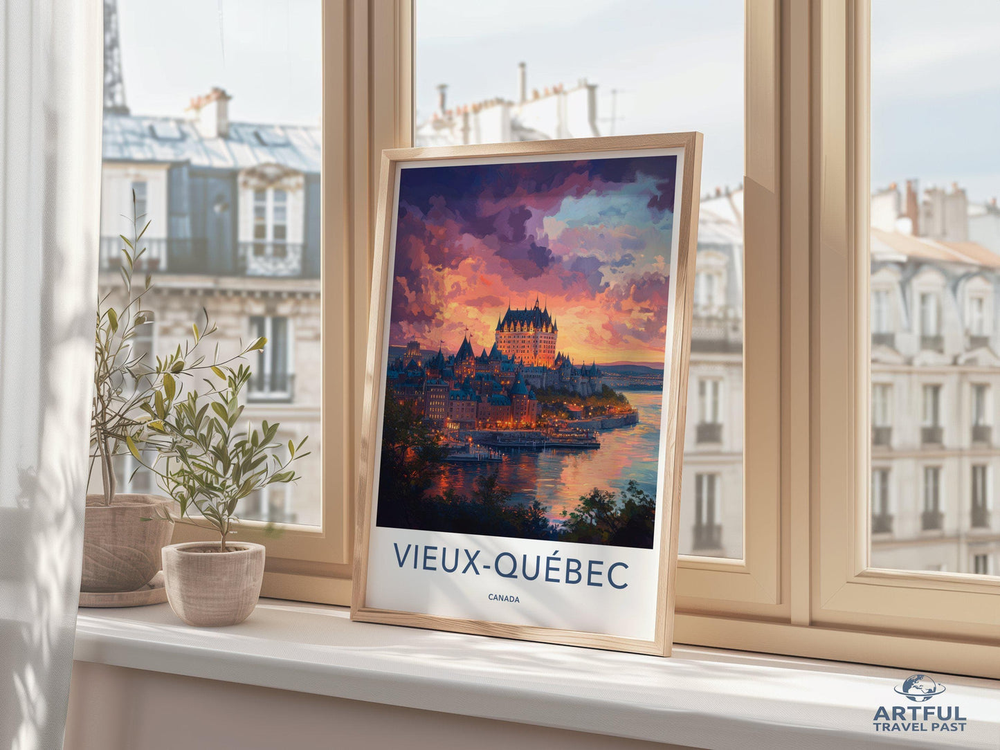 Vieux Quebec Poster - Canada Wall Art